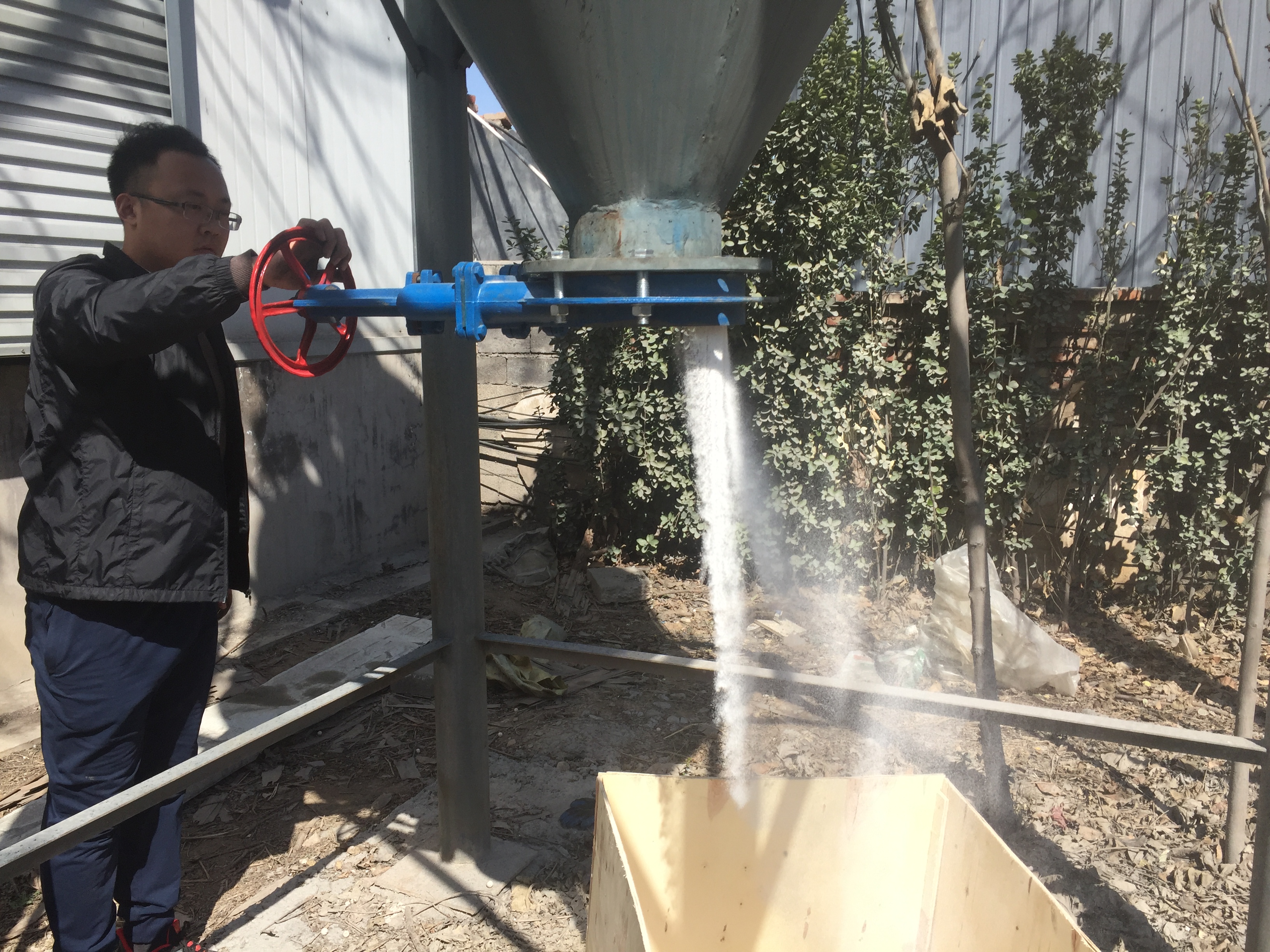 氣力輸送系統(tǒng)物料回收點(diǎn)