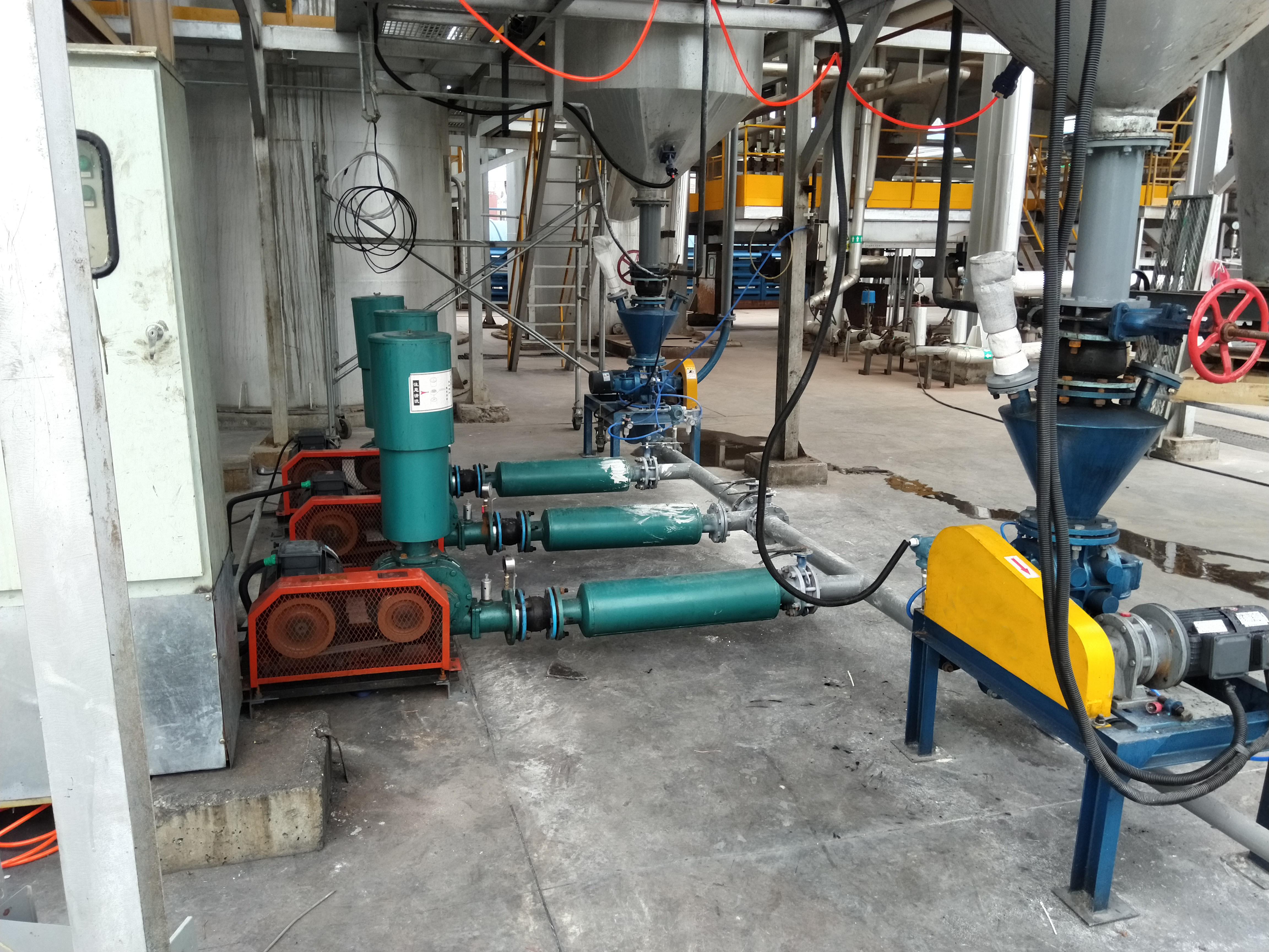 氣力輸送設備現(xiàn)場