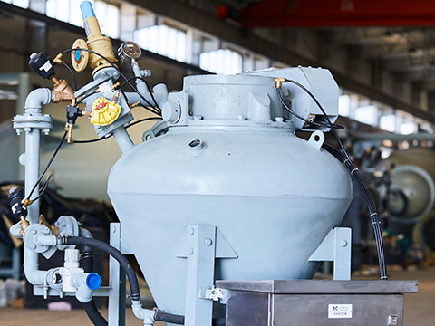 列車砂箱裝氣力輸送倉(cāng)泵 列車砂箱裝氣力輸送倉(cāng)泵