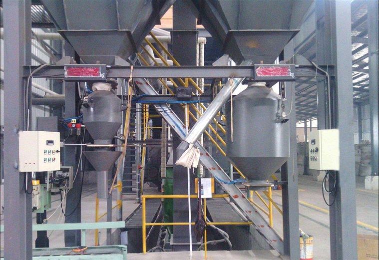 水泥立磨石膏秤稱重自動配料系統